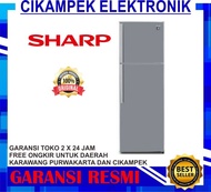 Kulkas Sharp SJ 450 GP SD / Kulkas Sharp 2 Pintu Plasmacluster Ion