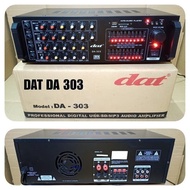 Power Amplifier DAT DA303 DA-303 Karaoke Passive Speaker Studio DA 303