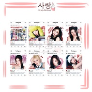 8pcs BabyMonster Post Insta PVC Semi-Transparent Photocard Collection Kpop Ruka Pharita Asa Rami Ror