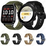 24mm Breathable Nylon Strap Replacement Watchband for COROS APEX 4 46mm / COROS NOMAD / Garmin Venu 