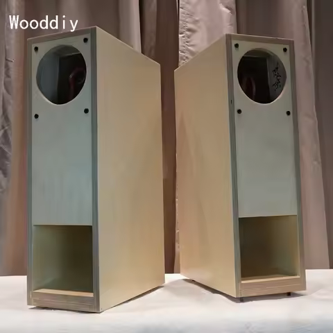 Wooddiy 5/6.5 Inch One Pair Speaker Empty Cabinet Fostex Fe126en Louderspeaker Shell Floor Box Labyr