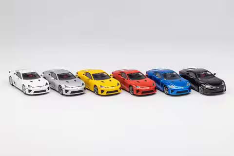 DCT 1:64 Lexus LFA alloy car model