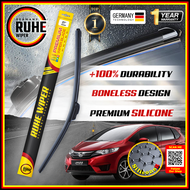 Ruhe Wiper Honda Jazz 2008 - New Present Original High Quality Mugen Silicone Car Wiper Silicon Kere