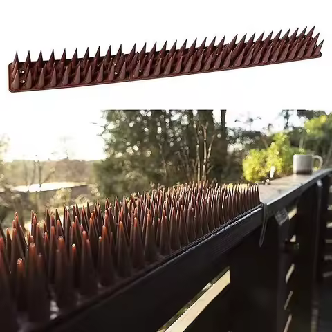 Plastic Anti Pigeon Spikes Stainless Steel Repeller Balcony Eaves Bird Spikes Anti Pigeon Spikes Out