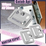 100PCS PVC Panel Clip 40x30mm For Wall Panel Mounting