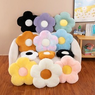 Small Daisy Flower Cushion Flower Plush Pillow Seat Cushion Rabbit Fleece Nap Pillow Backrest Pillow
