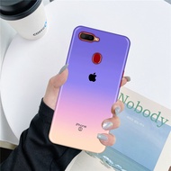 Cassing Oppo A5s A7 A12 A11k F9 - Fashion Case Gambar Logo iPhone Pastel Terbaru - Hard Case - Case Murah - Paling Laku - Cassing Handphone - Pelindung HP - Softcase - Silikon - Bisa Bayar Ditempat