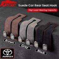 Toyota Avanza Car Headrest Hook Premium Suede Rear Seat Hanging Dual Hook 20KG Large Load-Bearing Al