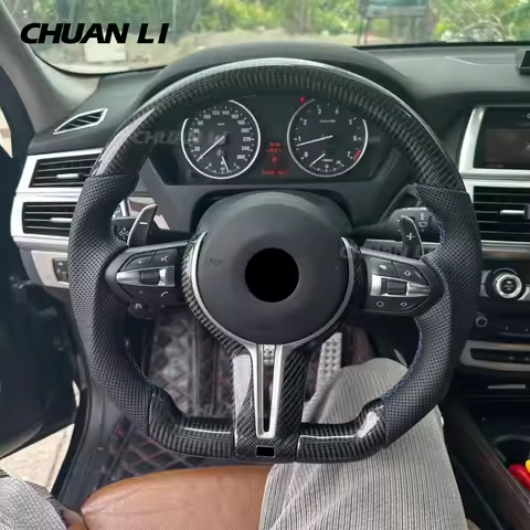 M Sport Carbon Fibre Leather Steering Wheel for Bmw F30 F31 F35 F20 F21 F40 F22 F23 F25 F26 F45 F80 