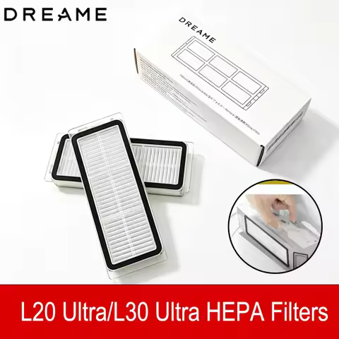 Original Dreame Filter L20 Ultra HEPA Filter Parts L30 Ultra / X20 / Robot Vacuum Cleaner HEPA Filte