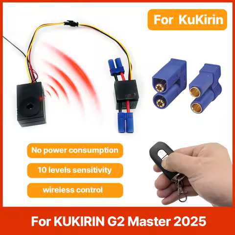 Hidden EC5 Anti-Theft Alarm for KUKIRIN G2 Master 2025 Electric Scooter Invisible Built-in Security 
