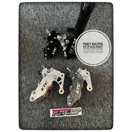 KTC Racing Caliper Package 4piston 4p axial disc size 260mm 300mm FizR Jupiter Yamaha 125Z / KTC 4p 