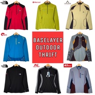 [SECOND] Baselayer Outdoor Original - Jaket Outdoor/Gunung Thrift Vintage Parka Parasut Pria Wanita 
