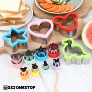 12pcs 34pcs Cartoon Sandwich Cutter Dino Heart Shaped Stainless Steel Bread Mould Cookie Cutters Kid
