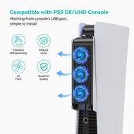 【Quality】 Upgraded Cooling Fan For Ps5 Quiet Cooler Fan Led Usb3.0 Hubs For 5 Disc Digital Edition Console Accessories