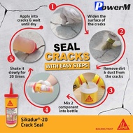 SIKA SIKADUR 20 CRACK SEAL Repair Cement Floor Crack