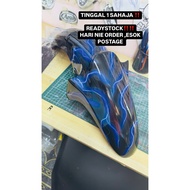 READYSTOCK (AIRBRUSH) FRONT FENDER MUDGUARD Dinamik Modenas
