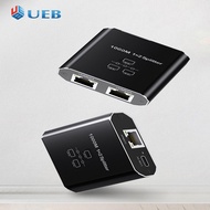 Ethernet Splitter 1 To 2 1000Mbps Internet Cable Splitter Network RJ45 Splitter LAN Splitter for Cat