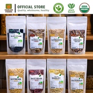 100% Organic Grains Beans Seeds Variety [Quinoa/Barley/Sesame/Millet/Chickpea] Clean Whole Foods