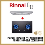 [BUNDLE] Rinnai RB-72G Induction Hob and RH-S95A-SSVR Cooker Hood