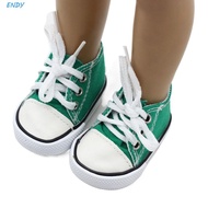ENDY Doll Shoes, Kawaii Cute Doll Canvas Shoes, Sneakers Shoes Colorful 7CM Mini BJD Doll Shoes Plus