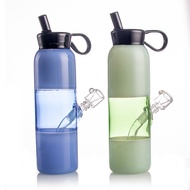 9.06inch Water Bottle Shape Glass Bong Water Pipe 10mm Female With Bowl H3262