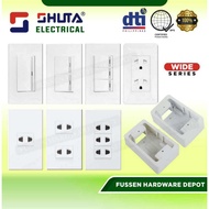 SHUTA Wide Series Switch&Outlet 1gang 2gang 3gang