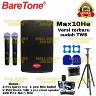 BARETONE MAX10HE SPEAKER AKTIF PORTABLE MAX 10HE 10 INCH TWS BLUETOOTH