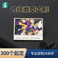 Metal Badge Brooch Badge Paint Badge Refrigerator Sticker Badge