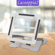 [Lacooppia2] Foldable Laptop Stand for Desk Adjustable Laptop Riser Office Home Accessories Notebook Stand Holder Ergonomic Computer Stand