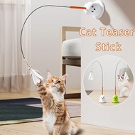 Interactive Cat Toy Stick/Cat Teaser Stick/Cat Toy With Removable Suction Cup/Cat Teaser Relief Toy