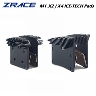 M1-X2/X4/BR-002/005 brake metal plate Ice tech cooling brake pad compatible with J02A/J03C/J04C/hope
