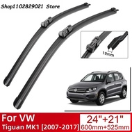 For VW Tiguan MK1 2007-2017 Car Accessories Front Windscreen Wiper Blade Brushes Wipers  2017 2016 2