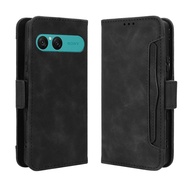 For Sony Xperia 10 VII Case Premium Leather Wallet Leather Flip Multi-card slot Cover For Sony Xperi