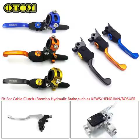 For KEWS HENGJIAN BOSUER KAYO Motorcycle Clutch Brake Lever Handle Cable Clutch Brembo Hydraulic Bra