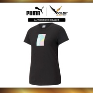 Puma Women's INTL Graphic Tee T-shirt Top (Black) 53165801