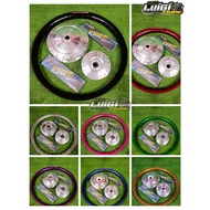 MAX-SPEED RIM SET AND LIGHTEN HUB SET WITH SPOKES 17s RAIDER / MIO / MIO I 125 / XRM / WAVE / BEAT