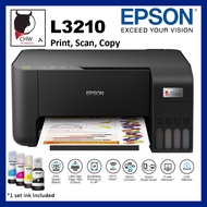 EPSON ORIGINAL L3210 INK TANK PRINTER ALL IN ONE PRINT SCAN COPY