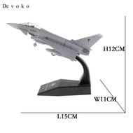 [Cuticate1] 1:100 Scale Aircraft Model Collection EF2000 Fighter Miniature Plane Toy