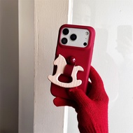 Creative 3D Trojan ring buckle suitable for ihone17promax iphone15pro Leather phone case 14 new 13 1