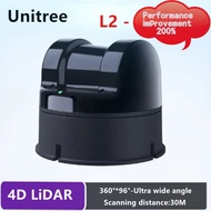 หน่วยใหม่ Unitree L2 Bionic เซ็นเซอร์ LiDAR 4D สแกนเนอร์ 3D 360 °   ปรับปรุงประสิทธิภาพ TOF สำหรับกา