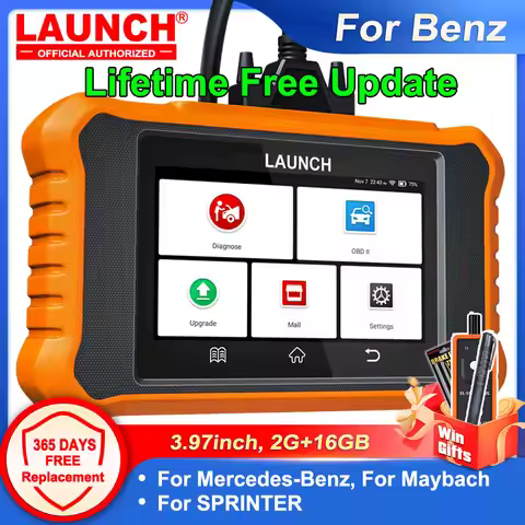 LAUNCH X-431 Creader Elite V2.0 For Benz for Maybach for SPRINTER All System Car Diagnostic Tool ECU