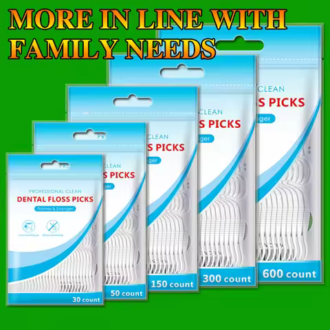 High Elastic Dental Floss Classic Dental Floss Superfine Dental Floss Stick Family Pack Adult Dental
