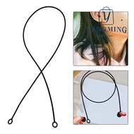 YANGYANG Earplug Lanyard, Travel Double ring Earplugs Cord Silicone Loop,  Safety Outdoor Silicone E