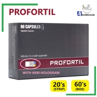 【Limited-time event】Profortil Male Supplement 20's or 60's Increase Sperm count, movement, and volum