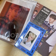 EXO: Chanyeol official album 1bv kihno kit photocard pc | a4 lotto sg 2020 calendar, postcard stand