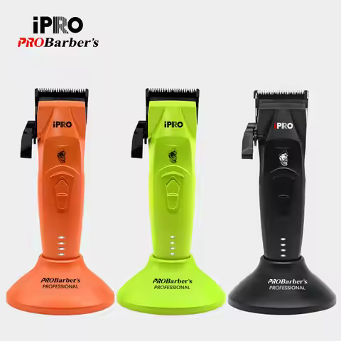 NEW IPRO 8193 Professional Hair Trimmers Brushless Motor Electric Pusher Shaving Head Hair Cutting M