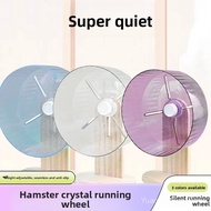 Roda Larian Senyap Hamster 21cm dengan Penyangga untuk Hamster Syria atau Hamster Kerdil, Aksesori S