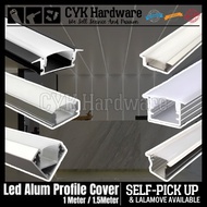 (1M/1.5M) LED Channel Strip Light Aluminium Casing Profile Track Housing Aluminium U channel LED Pro