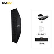 SMDV Flip Nemo Strip Softbox with Honeycomb Grid Quick Setup Portable Bowens Mount Softbox For Studi
